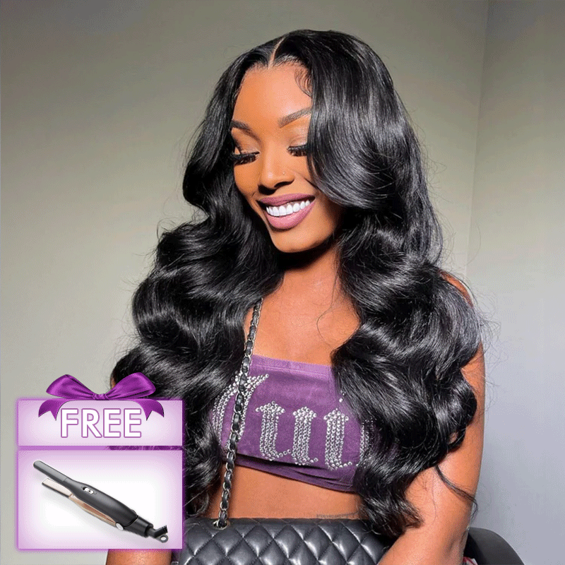 𝑼𝒘𝒂𝒗𝒚 𝑷𝒓𝒆𝒎𝒊𝒖𝒎 𝑳𝒊𝒏𝒆 9X6 Glueless Upgraded Bleached Knots Wear Go Body Wave Perruque cheveux humains