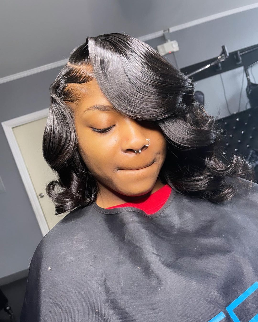 𝑼𝒘𝒂𝒗𝒚 𝑷𝒓𝒆𝒎𝒊𝒖𝒎 𝑳𝒊𝒏𝒆 9X6 Glueless Bob Perruque Sans Colle Wear Go Cheveux Humains Body Wave