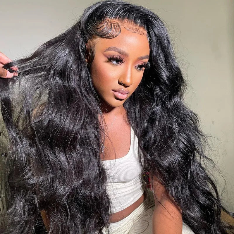 Élégant Démêlage Facile 13x4 Glueless Perruques Cheveux Humains Brésilienne Body Wave Sans Colle