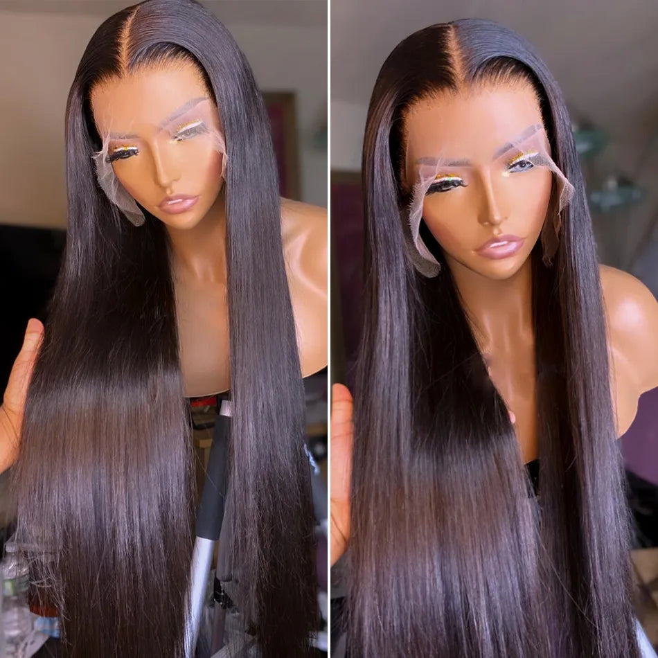 13x6 Lace Front Perruques Cheveux Humains Brésilienne Straight - Uwavy