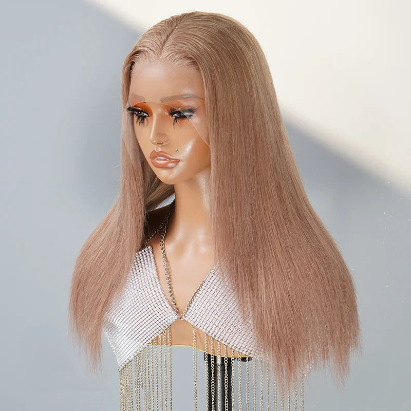 𝑼𝒘𝒂𝒗𝒚 𝑷𝒓𝒆𝒎𝒊𝒖𝒎 𝑳𝒊𝒏𝒆 13x4 Rose Bouclée Perruque Frontale Dentelle Cheveux Humains