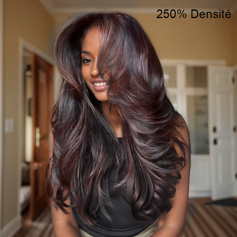 𝑼𝒘𝒂𝒗𝒚 𝑷𝒓𝒆𝒎𝒊𝒖𝒎 𝑳𝒊𝒏𝒆 Perruque Douce Lumineuse 13x4 Glueless Highlight Cheveux Humains Body Wave Sans Colle 250% Densité
