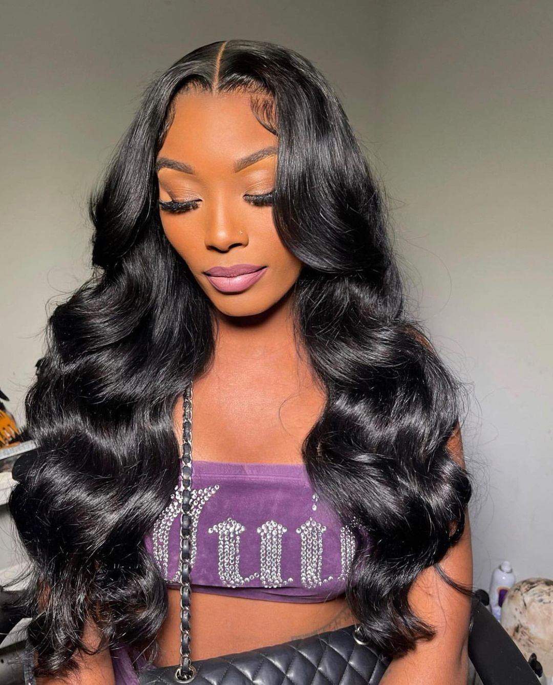 𝑼𝒘𝒂𝒗𝒚 𝑷𝒓𝒆𝒎𝒊𝒖𝒎 𝑳𝒊𝒏𝒆 9X6 Glueless Upgraded Bleached Knots Wear Go Body Wave Perruque cheveux humains