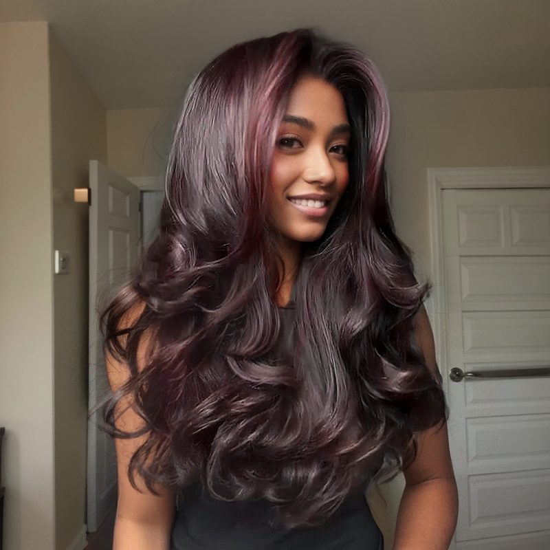 𝑼𝒘𝒂𝒗𝒚 𝑷𝒓𝒆𝒎𝒊𝒖𝒎 𝑳𝒊𝒏𝒆 Perruque Douce Lumineuse 13x4 Glueless Highlight Cheveux Humains Body Wave Sans Colle 250% Densité