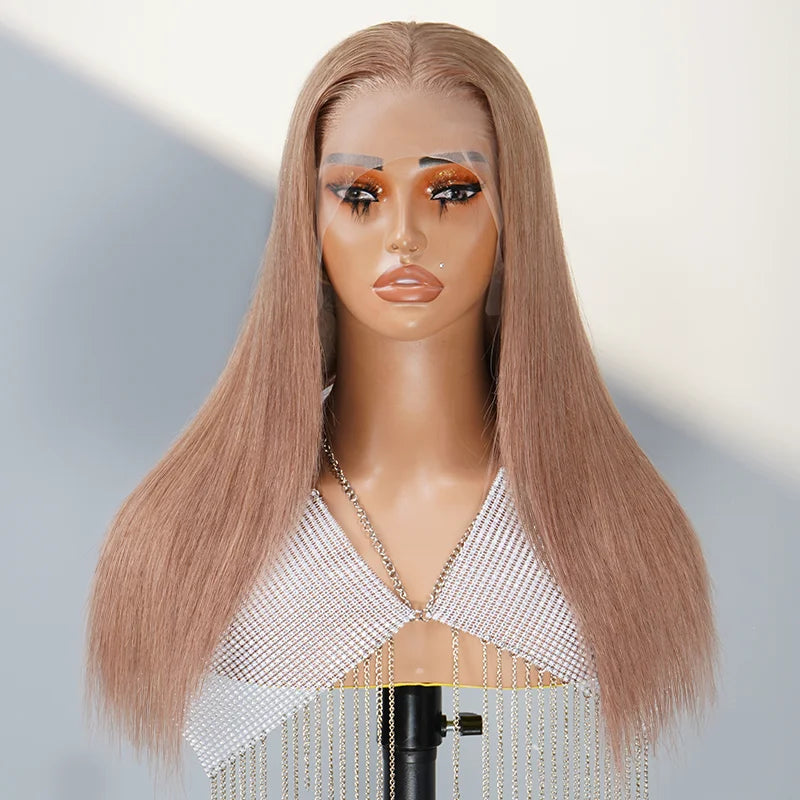 𝑼𝒘𝒂𝒗𝒚 𝑷𝒓𝒆𝒎𝒊𝒖𝒎 𝑳𝒊𝒏𝒆 13x4 Rose Bouclée Perruque Frontale Dentelle Cheveux Humains