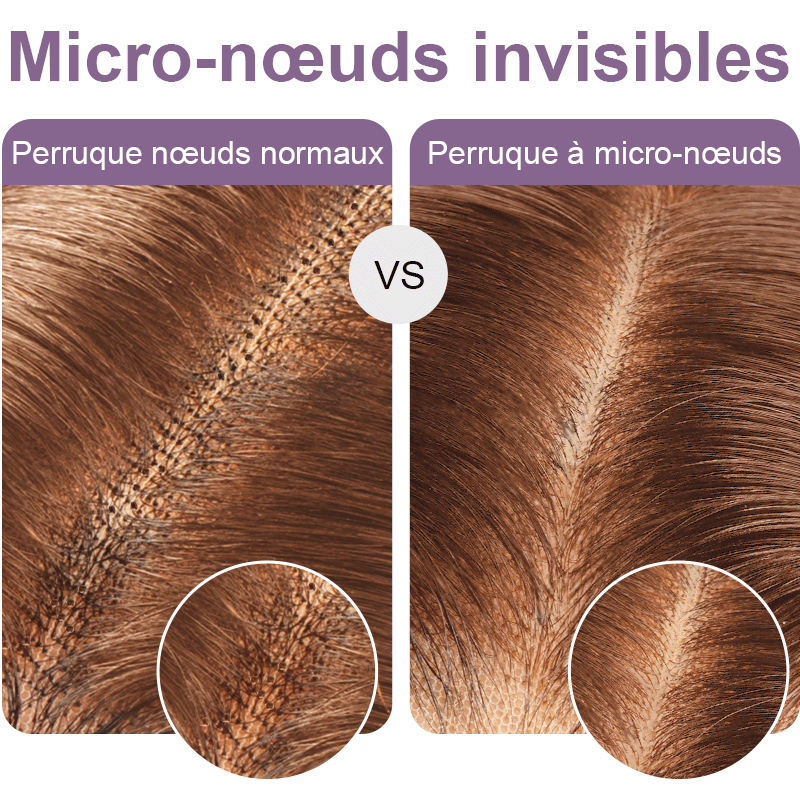 𝑼𝒘𝒂𝒗𝒚 𝑷𝒓𝒆𝒎𝒊𝒖𝒎 𝑳𝒊𝒏𝒆 Couche C Partie Glueless 7x4 Marron/Naturel Bob Perruque Sans Colle 250% Densité