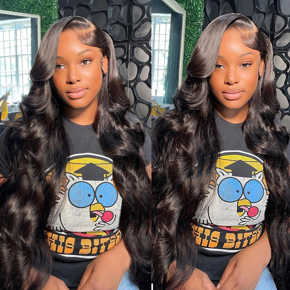 Élégant Démêlage Facile 13x4 Glueless Perruques Cheveux Humains Brésilienne Body Wave Sans Colle
