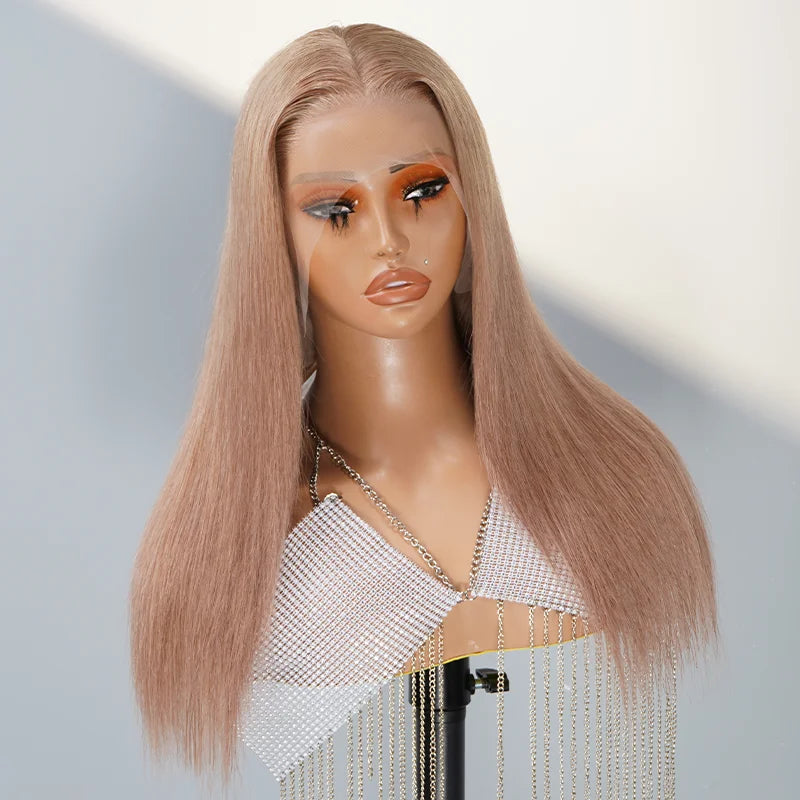 𝑼𝒘𝒂𝒗𝒚 𝑷𝒓𝒆𝒎𝒊𝒖𝒎 𝑳𝒊𝒏𝒆 13x4 Rose Bouclée Perruque Frontale Dentelle Cheveux Humains
