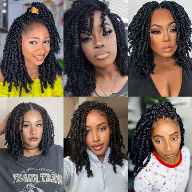 Crochet Dreadlocks Papillon Perruque 13×4 Dentelle Noir Cheveux Humains