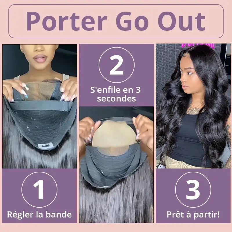 𝑼𝒘𝒂𝒗𝒚 𝑷𝒓𝒆𝒎𝒊𝒖𝒎 𝑳𝒊𝒏𝒆 9X6 Glueless Upgraded Bleached Knots Wear Go Body Wave Perruque cheveux humains