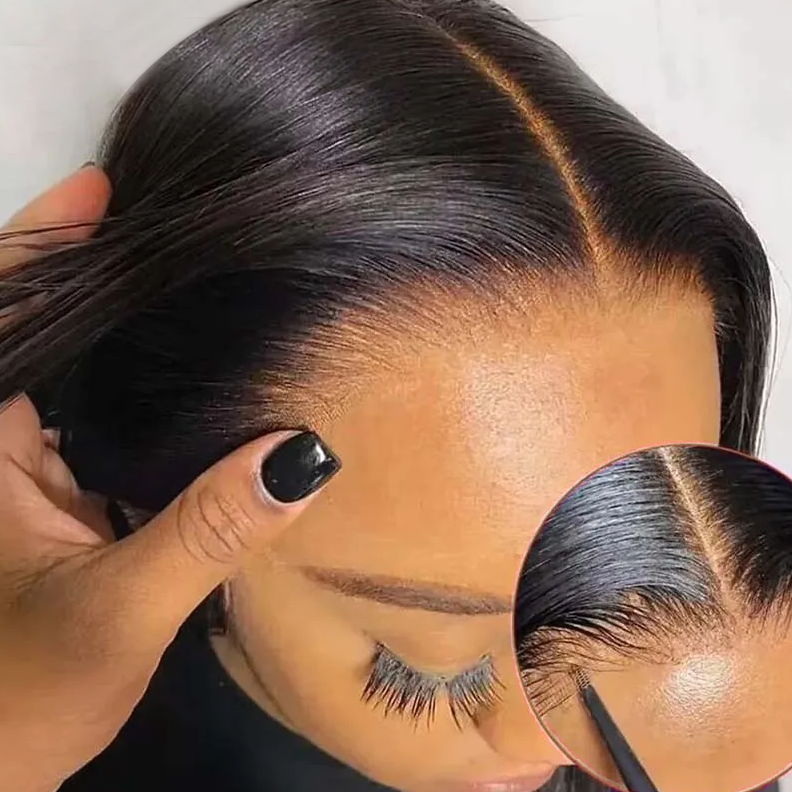 𝐏𝐫𝐞̂𝐭 𝐞𝐧 𝟐𝟒𝐡⚡Pre-everything Wear Go 13x4 Glueless Cheveux Humains Bob Perruque Sans Colle Respirant Lisse