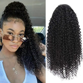 Drawstring extension Curly and wavy ponytail 