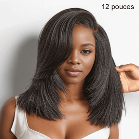 9x6 Glueless Couche Yaki Lisse Bob Sans Colle Wear Go Pour Débutants