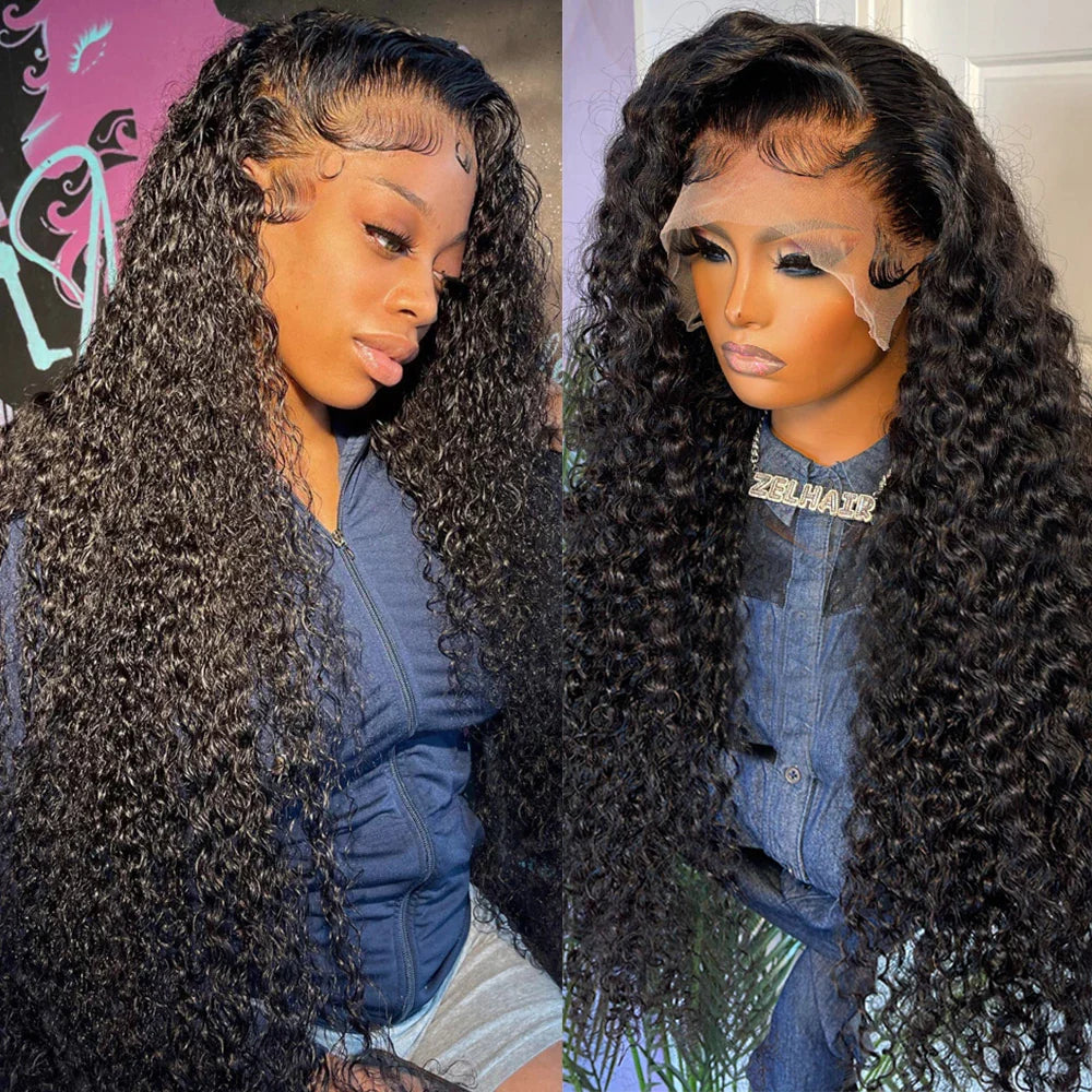 13x4 Lace Front Perruques Cheveux Humains Brésilienne Deep Curly - Uwavy