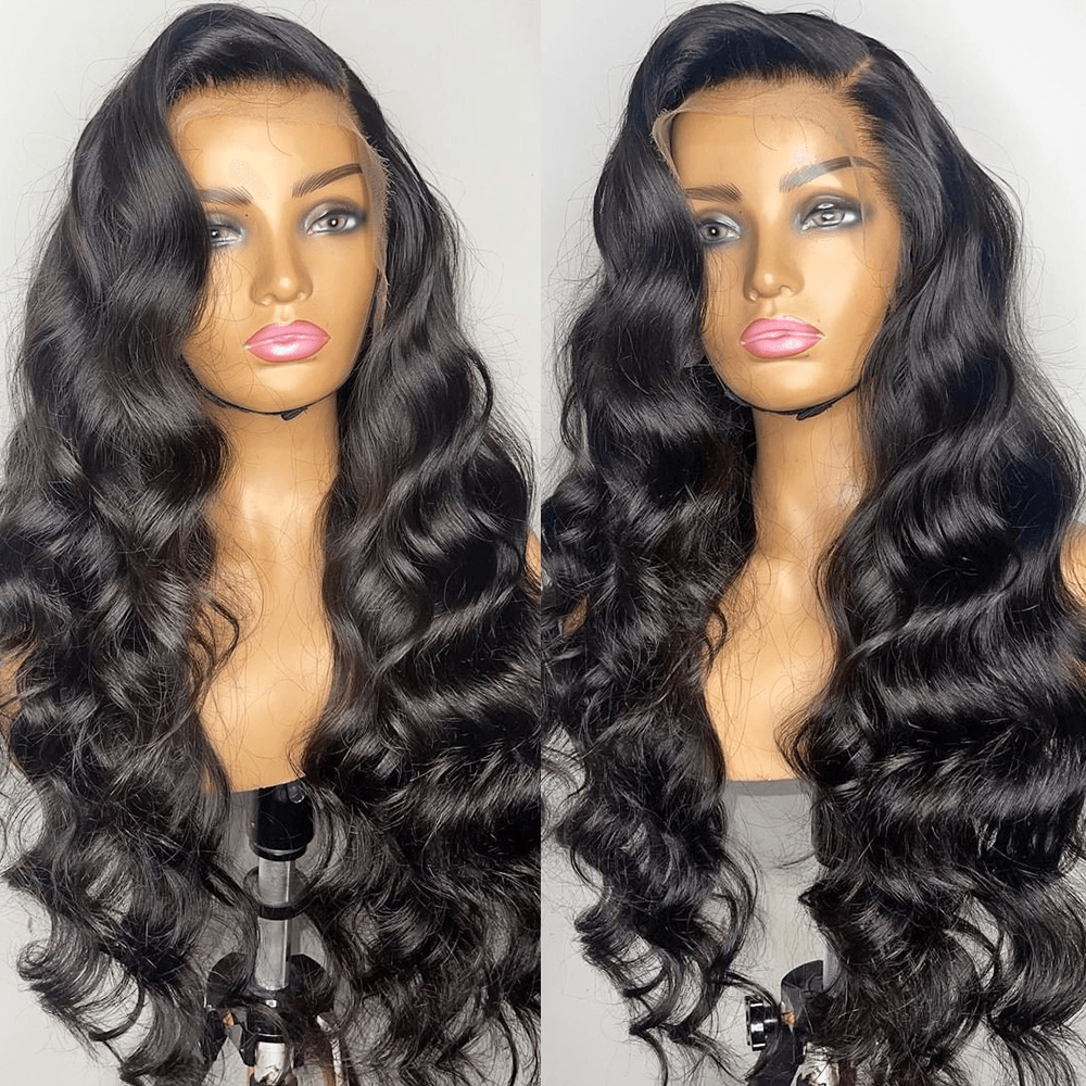 13x4 Lace Front Perruques Cheveux Humains Brésilienne Loose Deep Wave - Uwavy