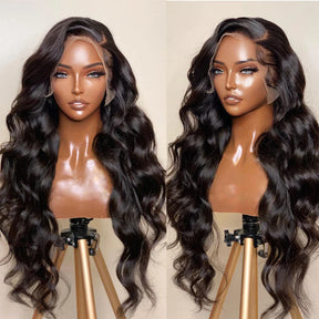 13x6 Lace Front Perruques Cheveux Humains Brésilienne Body Wave - Uwavy