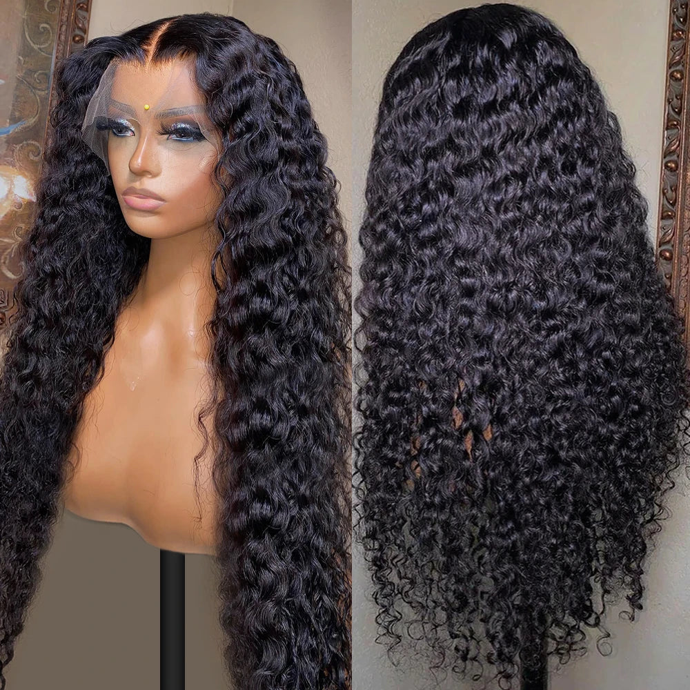 13x6 Lace Front Perruques Cheveux Humains Brésilienne Deep Curly - Uwavy