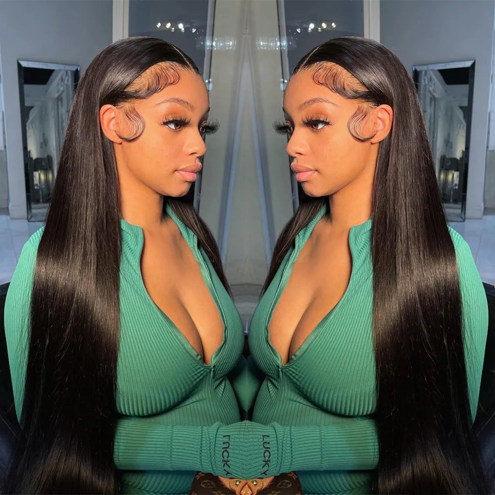 Straight Ponytail Human Hair Extension High Ponytails 