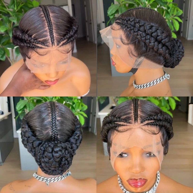 Tresse Française Perruque Avec Full Lace