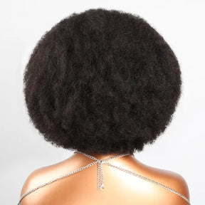 13x4 Super Afro Kinky Curly Bob Bouclé Perruque Dentelle Frontal Wig