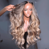 Luxueuse Highlight 13x4 Glueless Body Wave Perruque Sans Colle Cheveux Humains