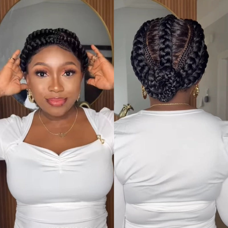 Beau Tresse Française Perruque Avec Full Lace