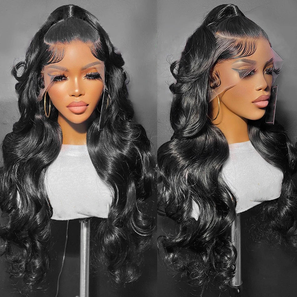 360 Lace Front Perruques Cheveux Humains Brésilienne Body Wave - Uwavy