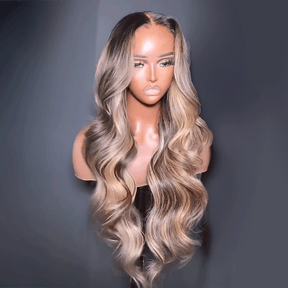 Luxueuse Highlight 13x4 Glueless Body Wave Perruque Sans Colle Cheveux Humains