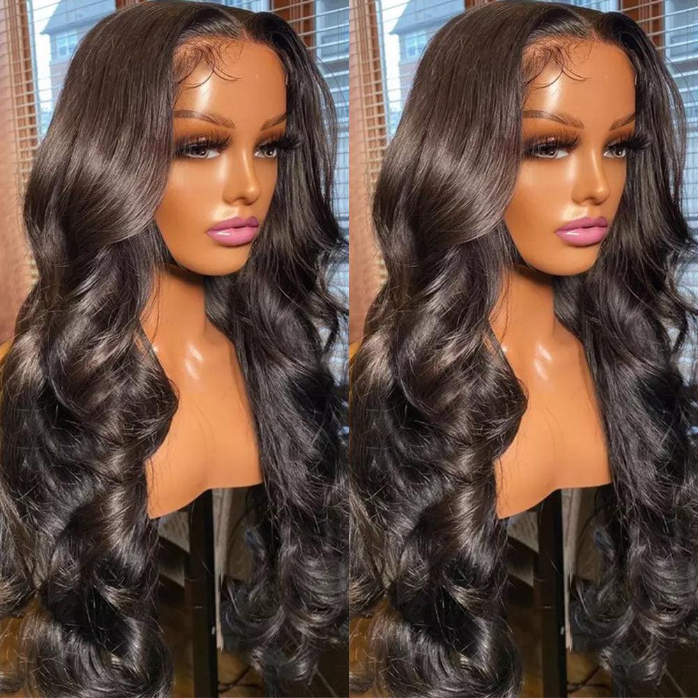 4x4 Lace Closure Perruques Cheveux Humains Brésilienne Body Wave - Uwavy