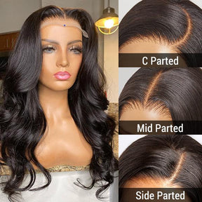 4x4 Lace Closure Perruques Cheveux Humains Brésilienne Body Wave - Uwavy