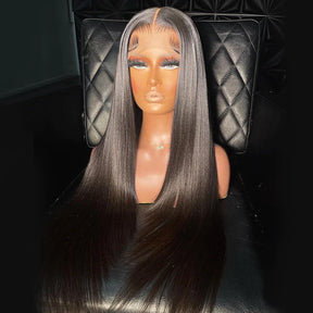 4x4 Lace Closure Perruques Cheveux Humains Brésilienne Straight - Uwavy