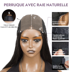 𝑼𝒘𝒂𝒗𝒚 𝑷𝒓𝒆𝒎𝒊𝒖𝒎 𝑳𝒊𝒏𝒆 Confortable Perruque Glueless Casquette Maille Réglable Highlight Body Wave Glueless 4x4 Sans Colle