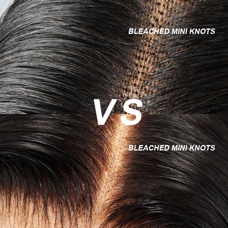 𝑼𝒘𝒂𝒗𝒚 𝑷𝒓𝒆𝒎𝒊𝒖𝒎 𝑳𝒊𝒏𝒆 Confort Glueless Highlight Blonds 7x4 Bob Ondulé Perruque Sans Colle