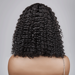 13x4 Glueless Perruque Pré-tressée Sans Colle Jerry Curly Bob