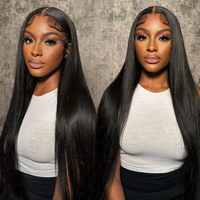 4x4 Lace Closure Perruques Cheveux Humains Brésilienne Straight